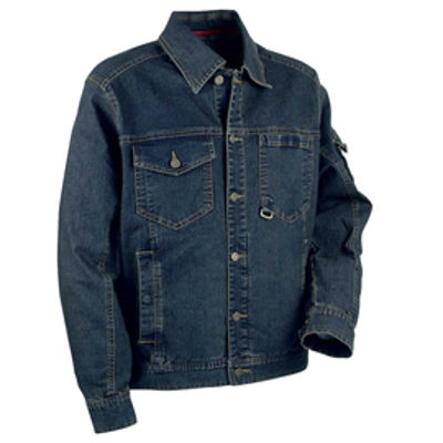 Immagine di Giacca di jeans Basel - taglia 52 - blu navy - Cofra [V150-0-00-52]