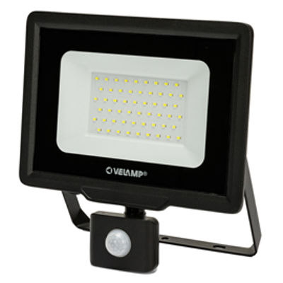 Immagine di Proiettore LED PadLight5 - luce bianca naturale 4000 K - 50 W - nero - Velamp [IS768-5-4000K]