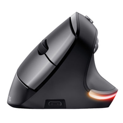 Immagine di Mouse ergonomico Bayo - wireless con filo - Trust [24731]