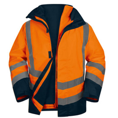 Immagine di Parka 5 in 1 Optimum 3 alta visibilitA' - taglia M - arancio fluo - Deltaplus [OPTI3OMTM]