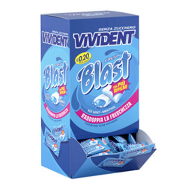 Immagine di Chewing gum Vivident Fresh Blast - Perfetti - conf. 250 pezzi [09657800]