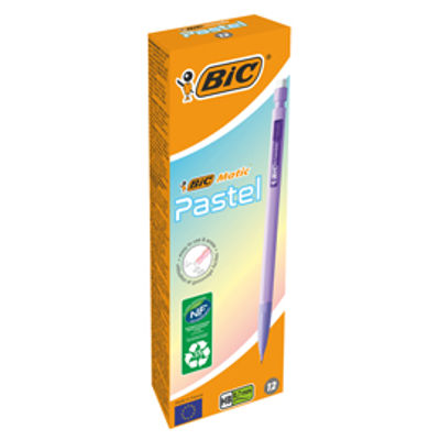 Immagine di Portamine Matic Pastel - HB - 0,7 mm - Bic - conf. 12 pezzi [511060]