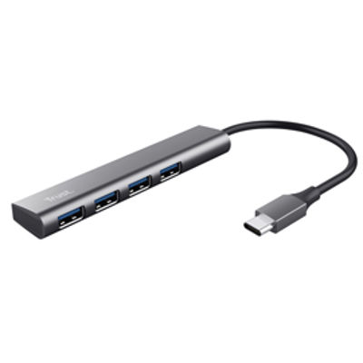 Immagine di Hub da USB-C a USB-A 3.2 Gen1 4 porte Halyx_Trust [24948]