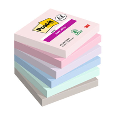 Immagine di Blocco foglietti Post it  Super Sticky Soulful - 76 x 76 mm - 90 fogli - Post it  - conf. 6 blocchi [7100259203]