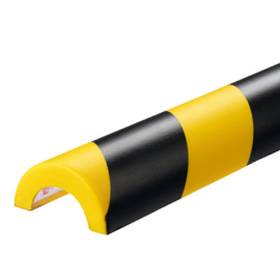 Immagine di Profilo paracolpi P30 - per superfici tubolari - giallo/nero - Durable [1115-130]