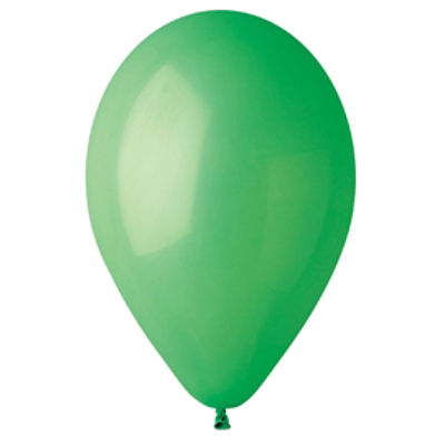 Immagine di Palloncino - diametro 26 cm - lattice - verde - Big Party - conf. 25 pezzi [72019]