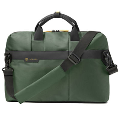 Immagine di Borsa Office Bag Job slim - 43 x 33 x 10 cm - tessuto tecnico - verde - In Tempo [9216JBL24]