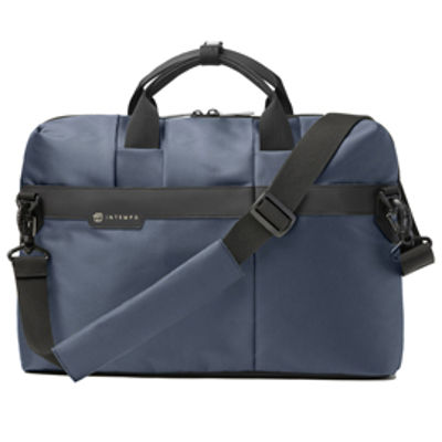 Immagine di Borsa Office Bag Job slim - 43 x 33 x 10 cm - tessuto tecnico - blu - In Tempo [9216JBL32]