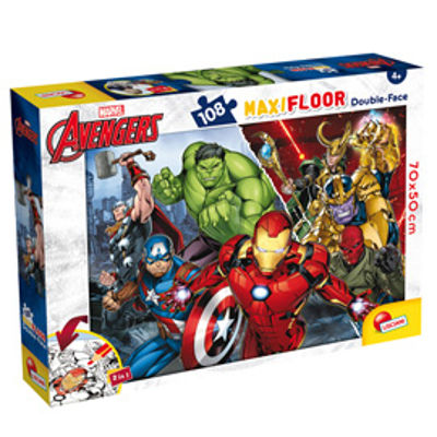 Immagine di Puzzle maxi - Marvel ''Avengers'' - 108 pezzi - Lisciani [99771]