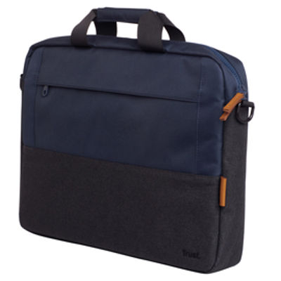 Immagine di Borsa da trasporto per laptop Lisboa - 16'' - blu - Trust [24980]