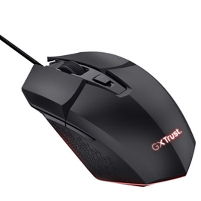 Immagine di Mouse Gaming illuminato GXT 109 FRLOX - nero -Trust [25036]