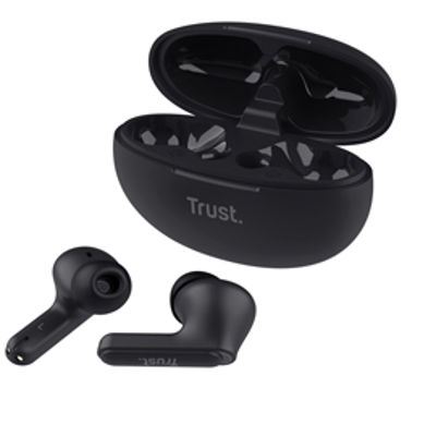 Immagine di Cuffie bluetooth wireless YAVI - nero - Trust [25296]