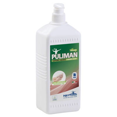 Immagine di Sapone liquido Puliman Ecolabel - con dosatore - 1 L - Nettuno [00878]