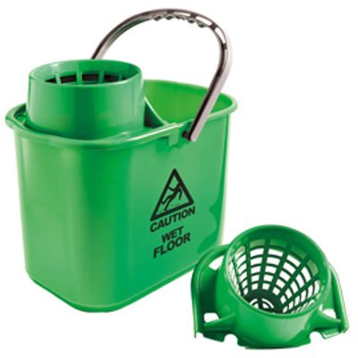 Immagine di Secchio Polar - con strizzatore - 15 L - verde - Perfetto [26548]