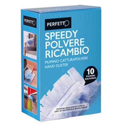 Immagine di Ricambio Piumino Speedy polvere - Perfetto - conf. 10 pezzi [12842]