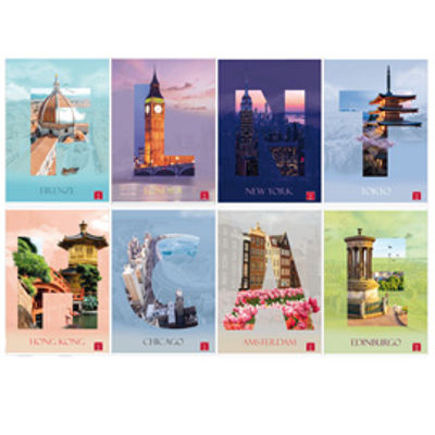 Immagine di Maxiquaderno Dream Cities - A4 - 5 mm - c/margine - 42 fogli - 80 gr - Pigna [02330140Q]