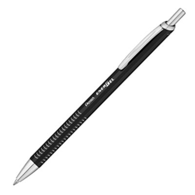 Immagine di Penna roller EnerGel Metal Slim - punta 0,7 mm - fusto nero - Pentel [BL447A-A]