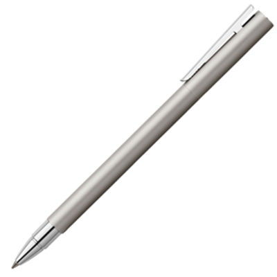 Immagine di Penna roller Neo slim - punta 0,7 mm - fusto acciaio - Faber-Castell [342104]