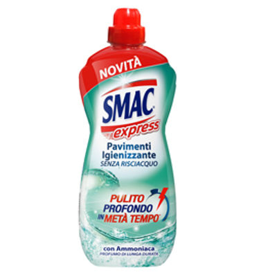 Immagine di Smac Express pavimenti - igienizzante con ammoniaca - 1 L - Smac [M74678]