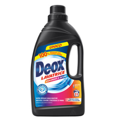 Immagine di Detersivo lavatrice Deox Colorati e Scuri - 1050 ml - Deox [M92572]