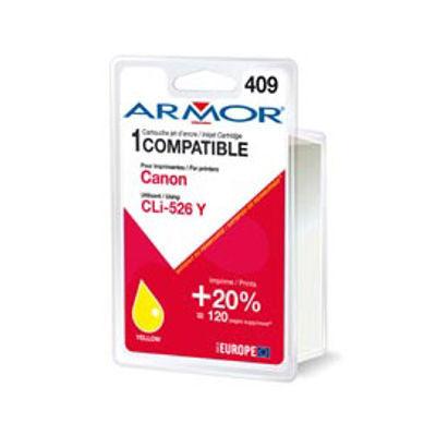 Immagine di Armor - Cartuccia per Canon - Giallo - CLI-526Y - 10,5ml [B12564R1]