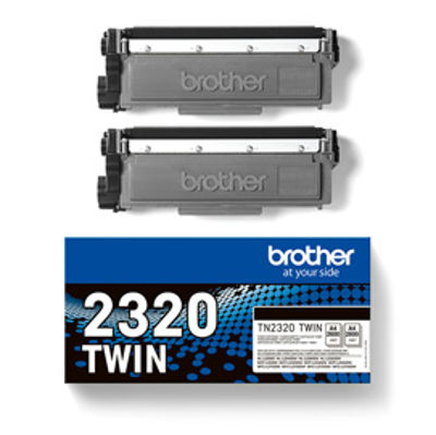 Immagine di Brother - Bundle di 2 Toner - Nero - TN2320TWIN - 2.600 pag [TN2320TWIN]