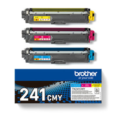 Immagine di Brother - Bundle di 3 Toner - C/M/Y - TN241CMY - 1.400 pag [TN241CMY]