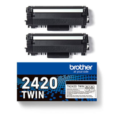 Immagine di Brother - Bundle di 2 Toner - Nero - TN2420TWIN - 3.000 pag [TN2420TWIN]