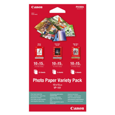 Immagine di Canon - Carta fotografica semi-lucida SG-201 Plus - 8 x 10 '' - 20 Fogli - 1686B018 [1686B018]