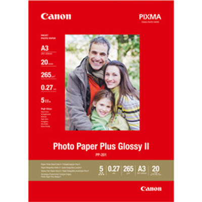 Immagine di Canon - Carta fotografica Plus Glossy II PP-201 - A3 - 20 Fogli - 2311B020 [2311B020]