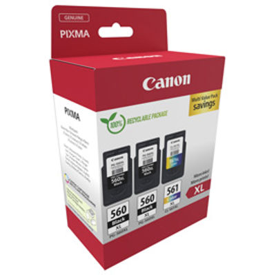 Immagine di Canon - Cartuccia Ink MultiPack PG-560XLx2/CL-561XL - 3712C009 [3712C009]