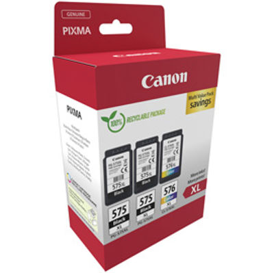 Immagine di Canon Cartuccia Ink Multipack PG-575XLx2/CL-576XL [5437C004]