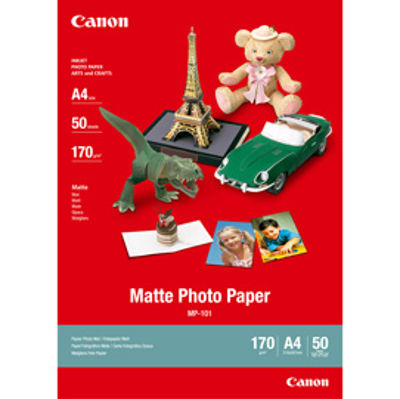 Immagine di Canon - Carta fotografica Matte MP-101 - A4 - 50 Fogli - 7981A005 [7981A005]