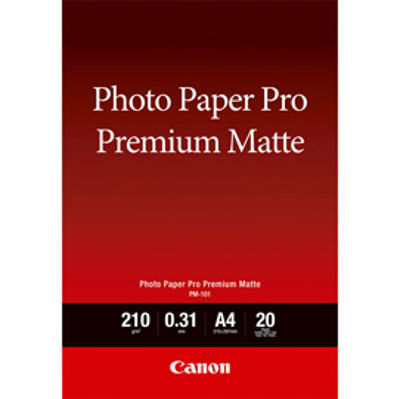 Immagine di Canon - Carta fotografica Premium Matte PM-101 - A4 - 20 Fogli - 8657B005 [8657B005]