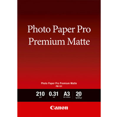 Immagine di Canon - Carta fotografica Premium Matte PM-101 - A3 - 20 Fogli - 8657B006 [8657B006]