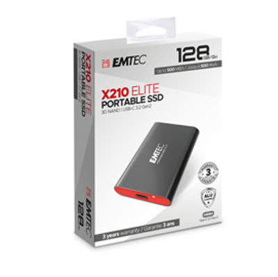 Immagine di Emtec - X210 External - 128GB - ECSSD128GX210 [ECSSD128GX210]