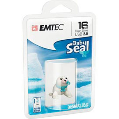 Immagine di Memoria usb2.0 m334 16gb animalitos baby seal [ECMMD16GM334]