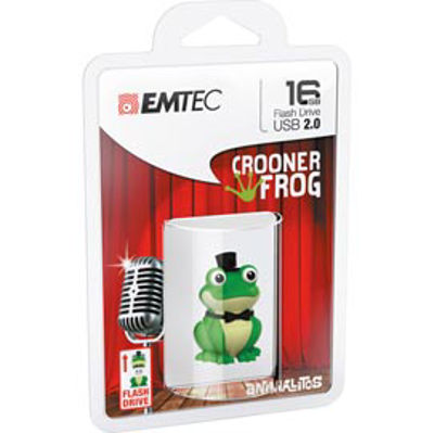 Immagine di Memoria Emtec USB2.0 M339 16GB Crooner Frog [ECMMD16GM339]