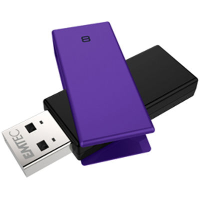 Immagine di Emtec - USB 2.0 - C350 - 8 GB - viola [ECMMD8GC352]