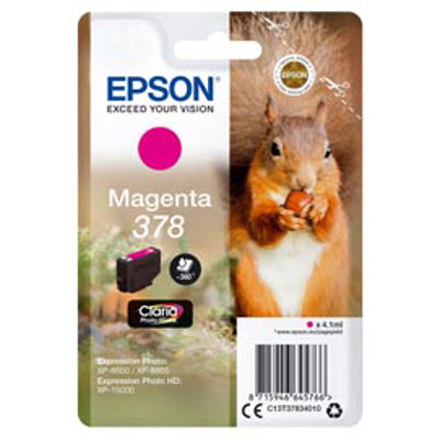 Immagine di Epson - Cartuccia ink - 378 - Magenta - C13T37834010 - 360 pag [C13T37834010]