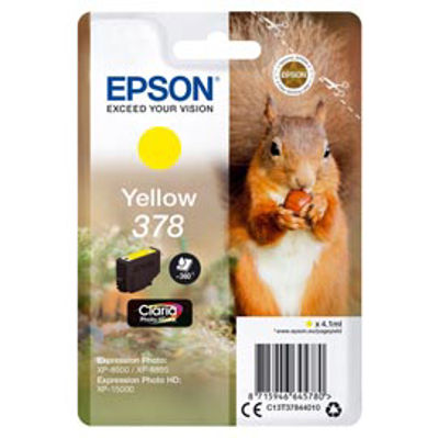 Immagine di Epson - Cartuccia ink - 378 - Giallo - C13T37844010 - 360 pag [C13T37844010]