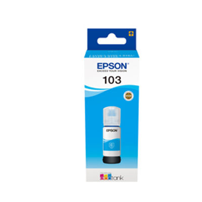 Immagine di Epson - Eco Tank - 103 - Ciano - C13T00S24A10 - 65 ml [C13T00S24A10]