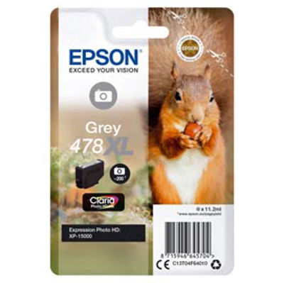 Immagine di Epson - Cartuccia ink - 478XL - Grigio - C13T04F64010 - 11,2ml [C13T04F64010]