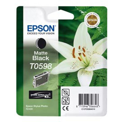 Immagine di Epson - Cartuccia ink - Nero opaco - T0598 - C13T05984010  - 13ml [C13T05984010]