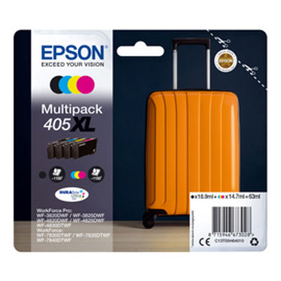 Immagine di Cartucce di inchiostro Epson Multipack BK/C/M/Y serie405XL [C13T05H64010]