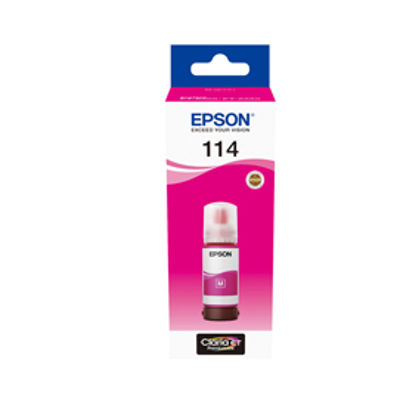 Immagine di Epson - Eco Tank - 114 - Magenta - C13T07B340 - 70 ml [C13T07B340]