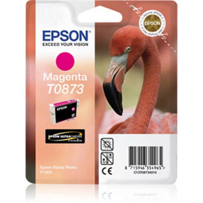 Immagine di CARTUCCIA INCHIOSTRO A PIGMENTI MAGENTA EPSON ULTRACHROME HI-GLOSS2 BLISTER RS [C13T08734010]