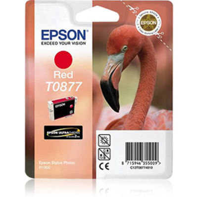 Immagine di CARTUCCIA INCHIOSTRO A PIGMENTI ROSSO EPSON ULTRACHROME HI-GLOSS2 BLISTER RS [C13T08774010]