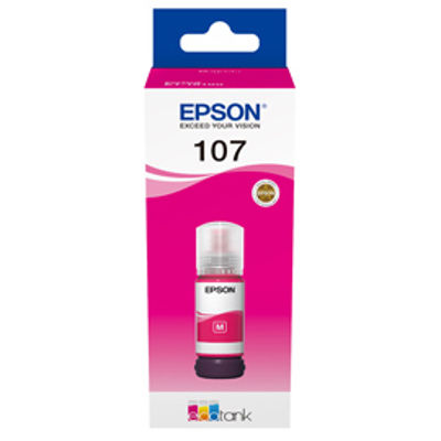 Immagine di Epson Cartuccia EcoTank 107 Magenta [C13T09B340]