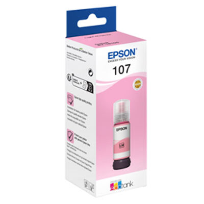 Immagine di Epson Cartuccia EcoTank 107 Magenta Chiaro [C13T09B640]